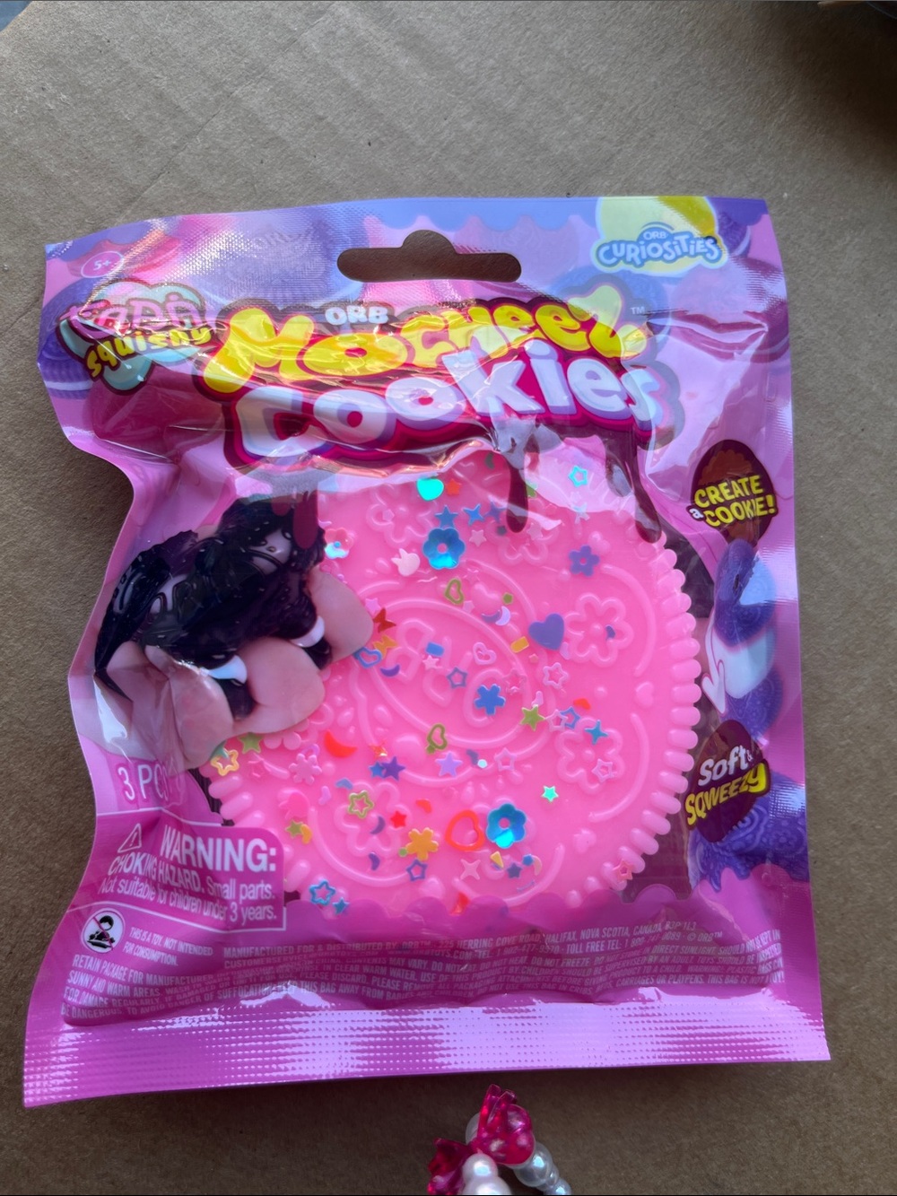 ORB Mochi Cookie Squishy Toy - Pink